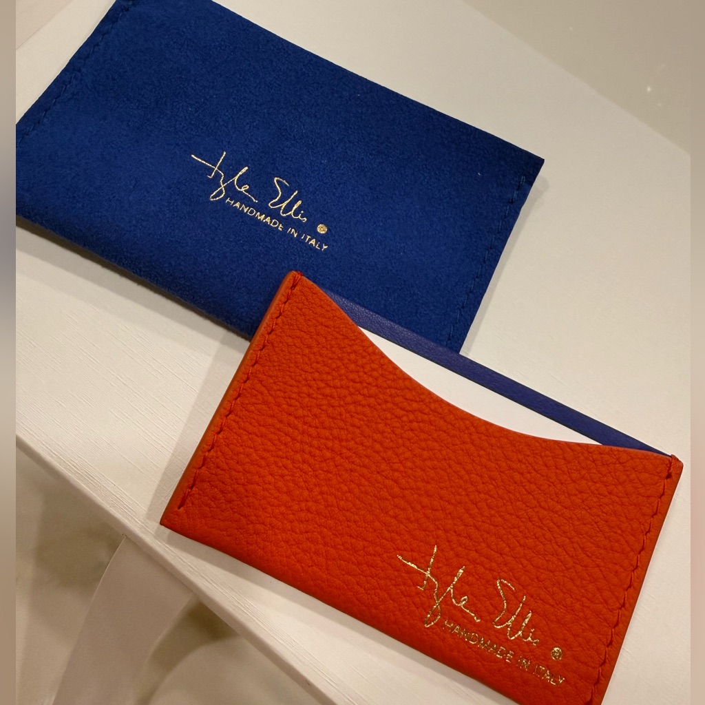 New In The Box- Blue And Orange Card Holder Set